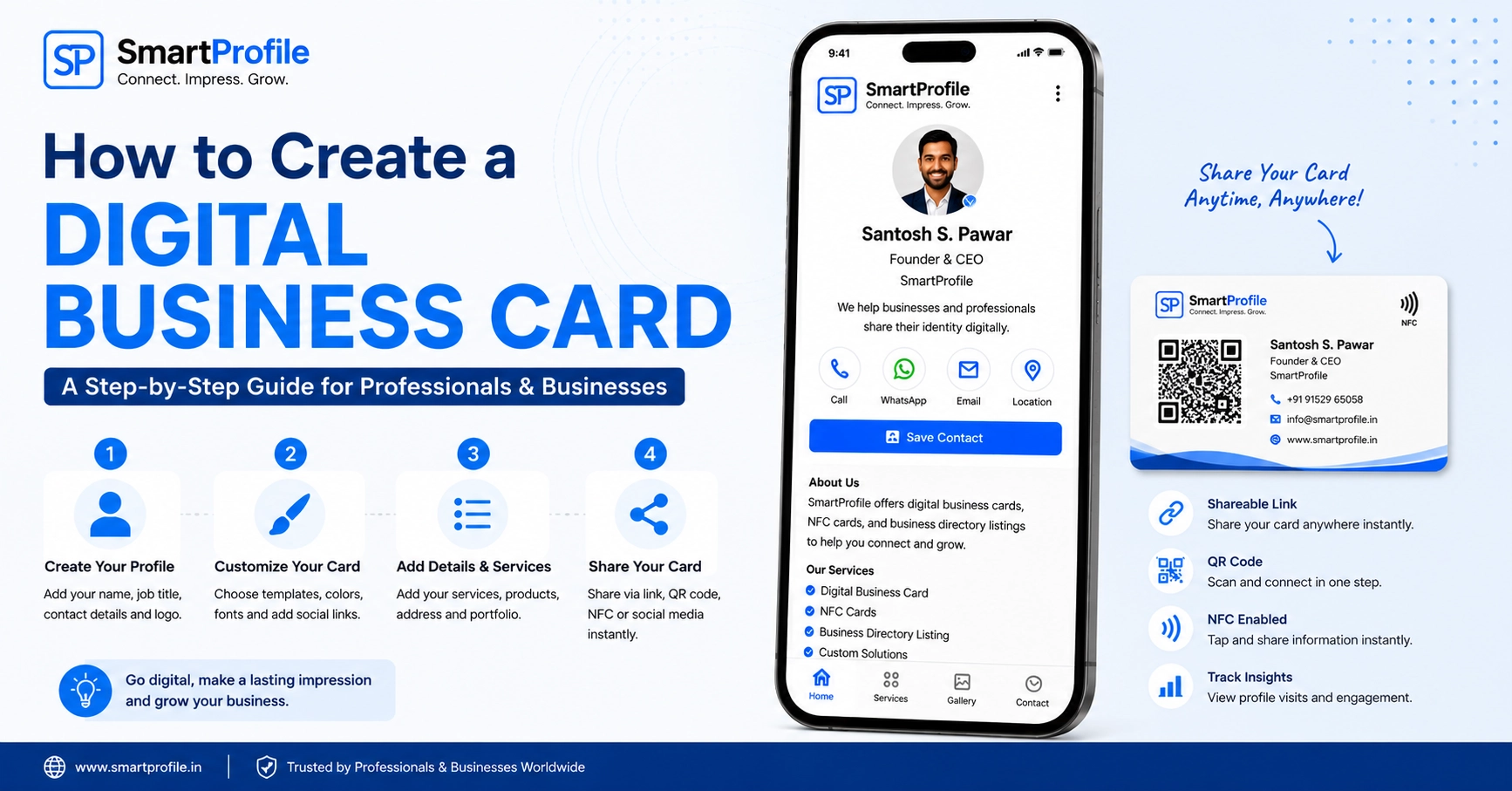 How to Create a Digital Business Card (Step-by-Step Guide)