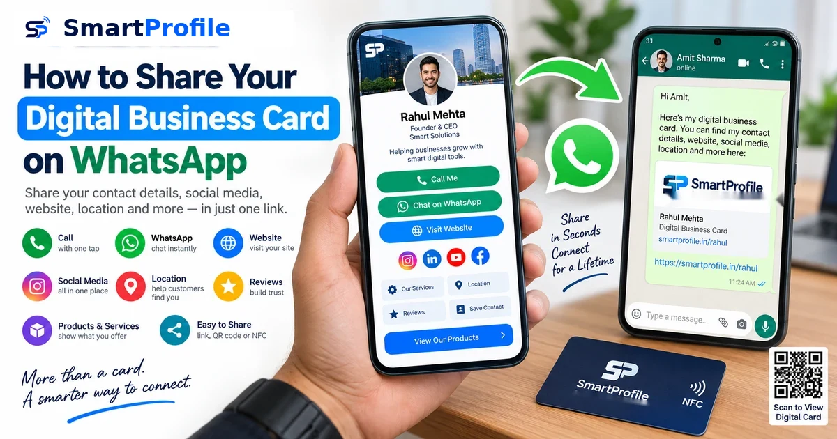 How to Share Your Digital Business Card on WhatsApp