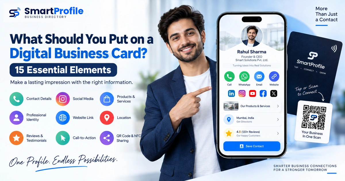 What Should You Put on a Digital Business Card? 15 Essential Elements